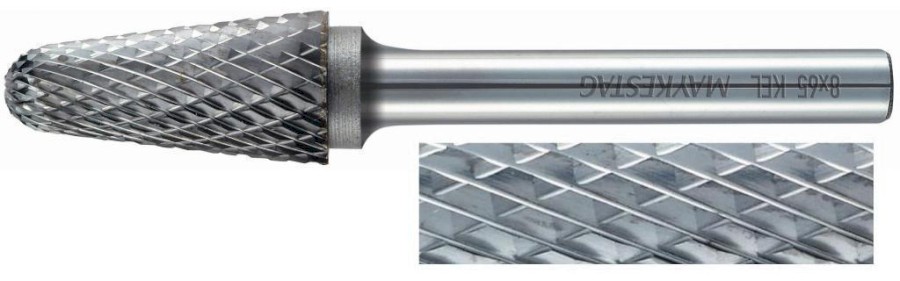 16x75mm KEL, typ ostří   6, SK technická fréza, průměr upínací stopky 6 mm